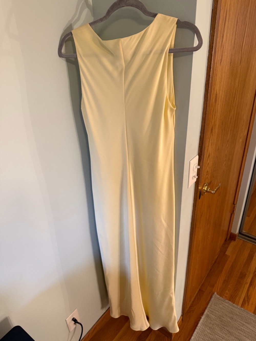 Favorite Daughter Pale Yellow V-Neck Maxi Slip Dress - Picture 5 of 5